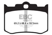 Klocki Hamulcowe Spiekane Ebc Fa-hh Series
