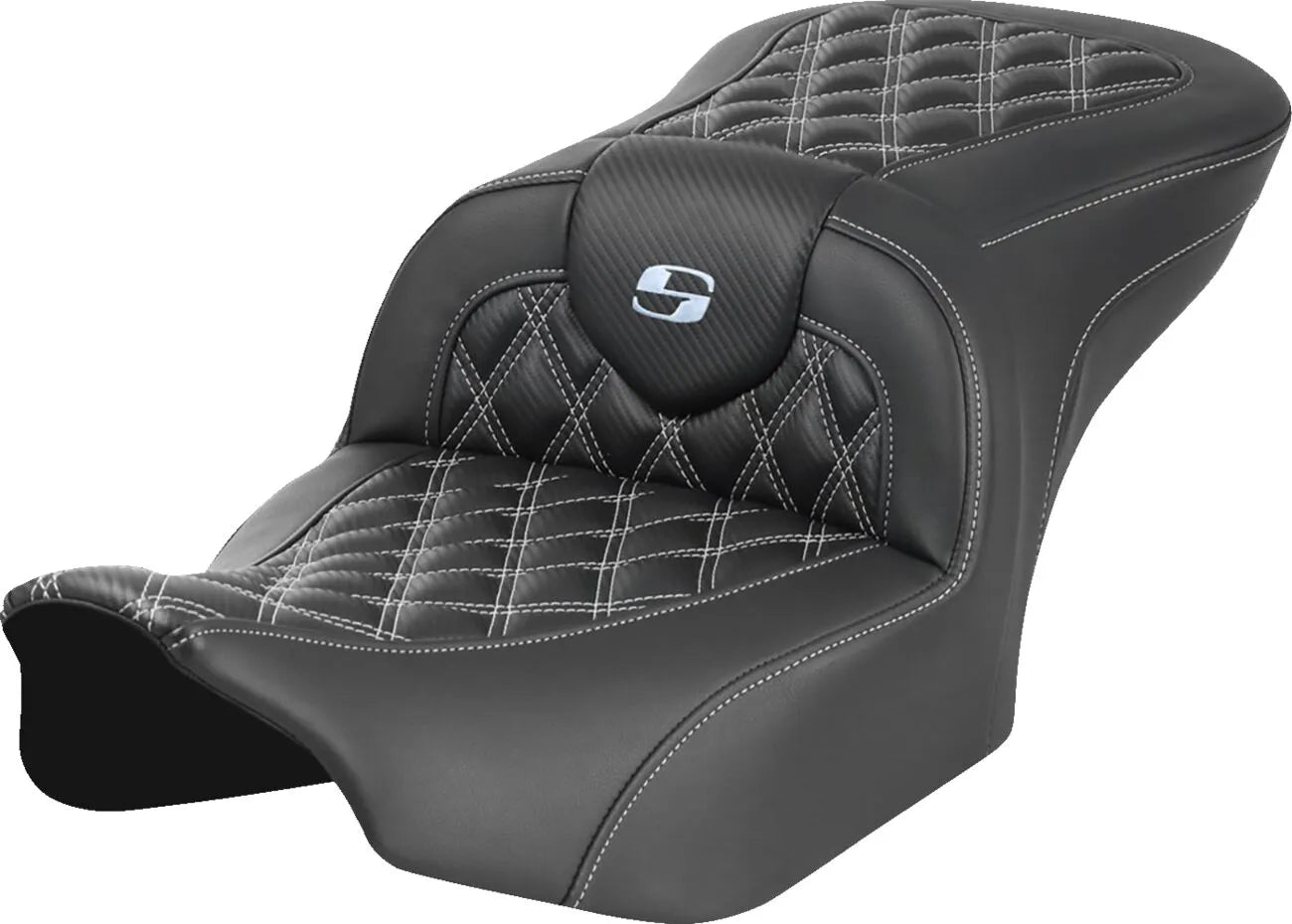 Saddlemen Roadsofa Carbon Fiber Seat - For Harley Davidson