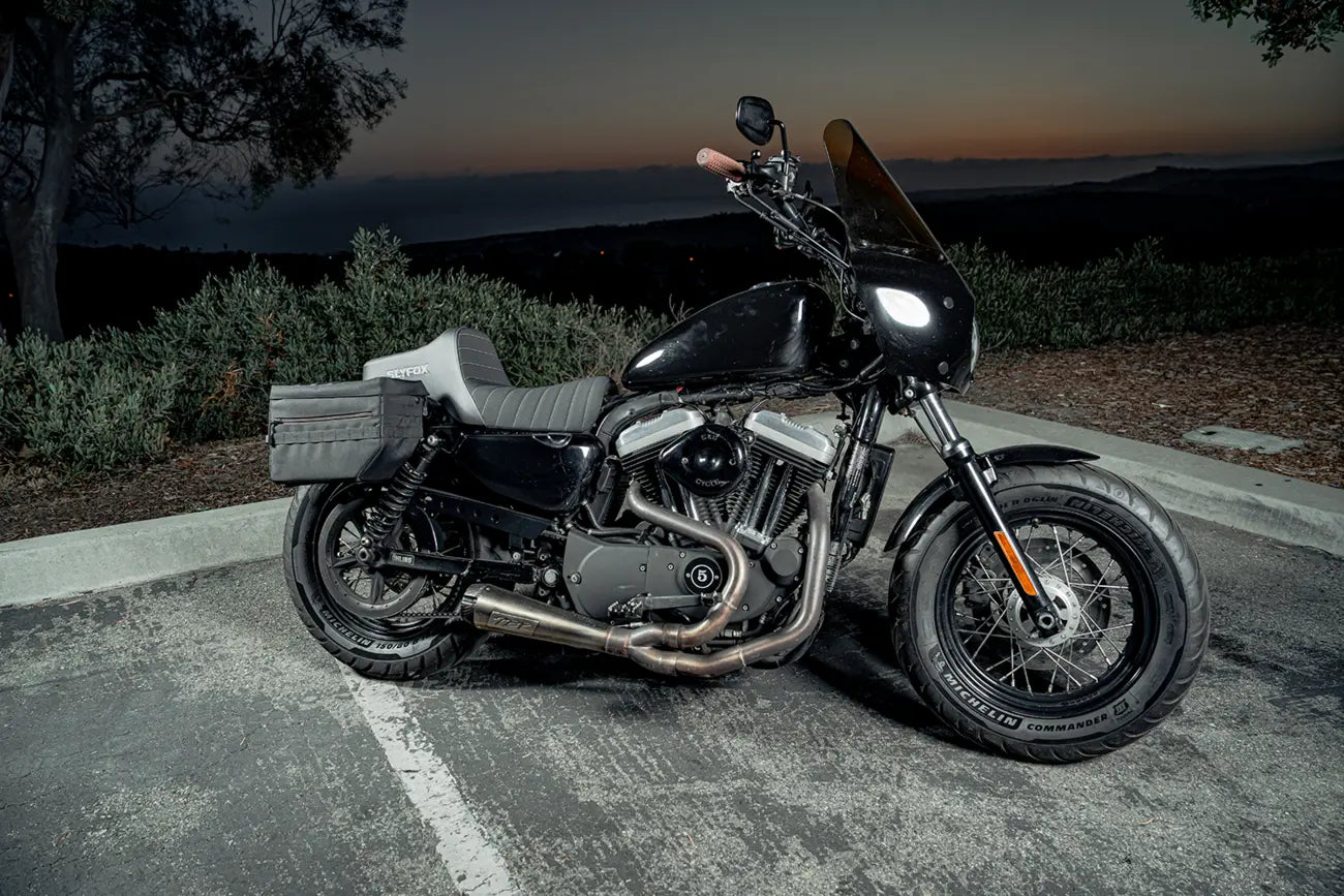 Slyfox High Noon Seat - Enhanced Comfort - For Harley Davidson