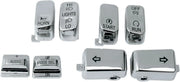 Drag Specialties Chrome Switch Cap Kit For Handlebars