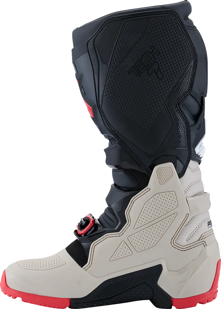 Alpinestars Tech 7 Enduro Boots Black Light Gray Bright Red