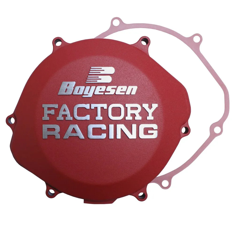 Boyesen Factory Clutch Cover Red