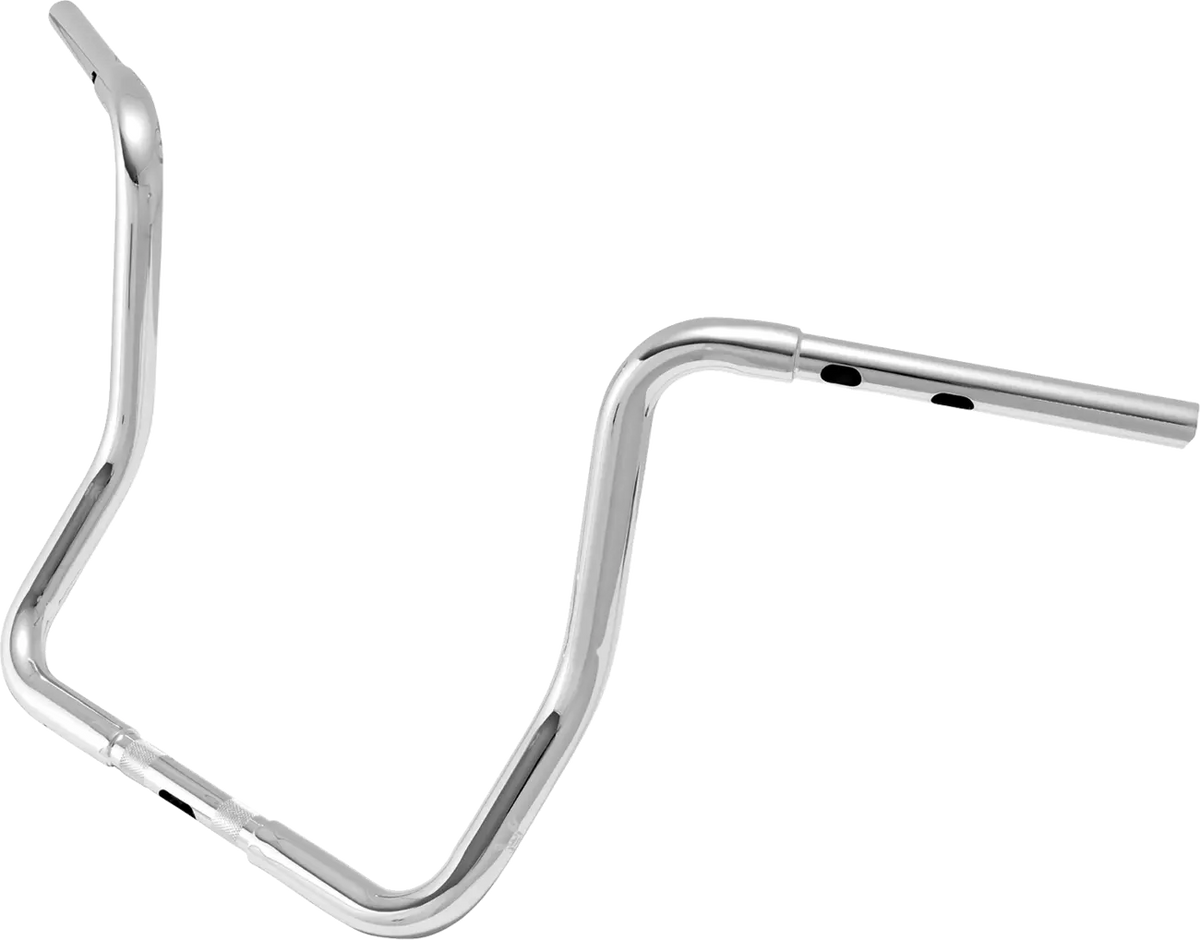 Burly Brand 1-1/4" Ape Hanger 15" Chrome Handlebar for H-D