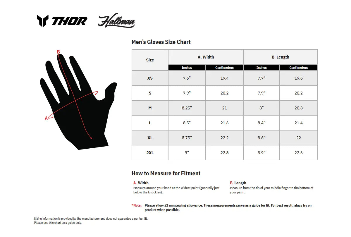 Thor Launchmode Gloves - Navy/White