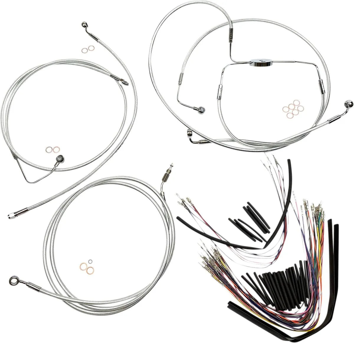 Magnum Shielding CVO Handlebar Kit 12"-14" Ape Hanger Chrome