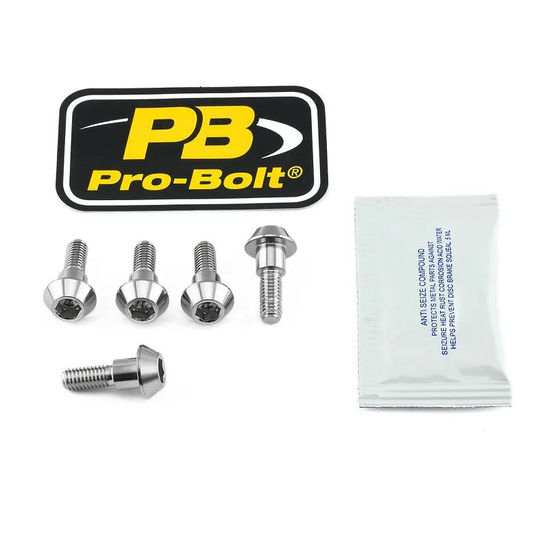 Pro Bolt Zestaw śrub mocujących tarczę hamulcową ze stali nierdzewnej