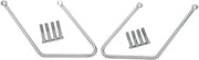 Drag Specialties Chrome Saddlebag Support Brackets