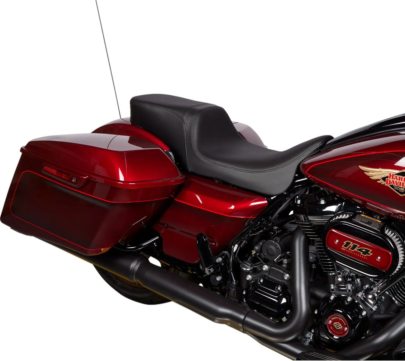 Drag Specialties Predator 2-up Seat - For Harley Davidson