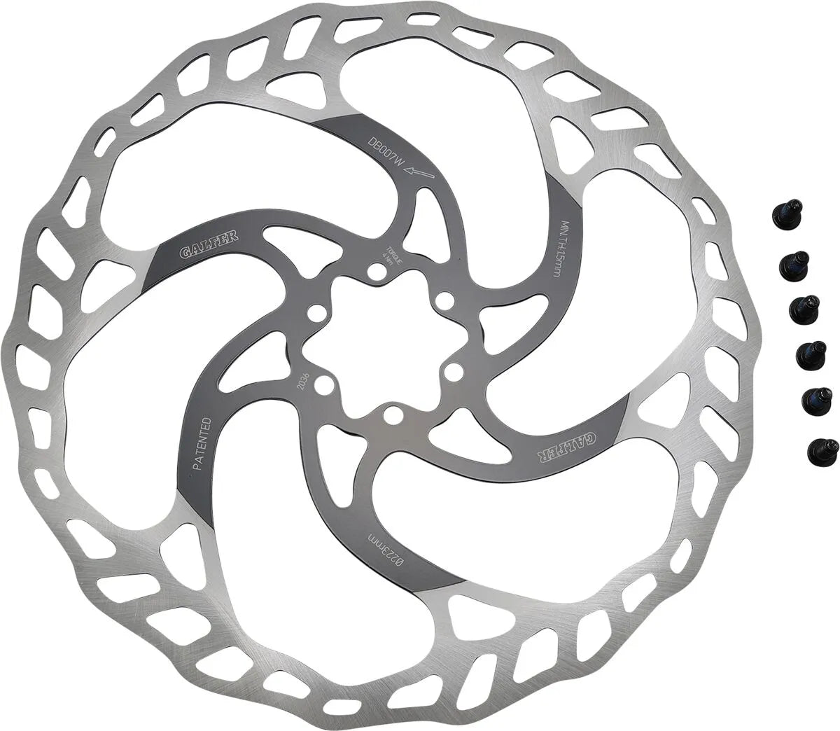 Galfer Fixed Oversize 223mm 6-Bolt Performance Brake Rotor