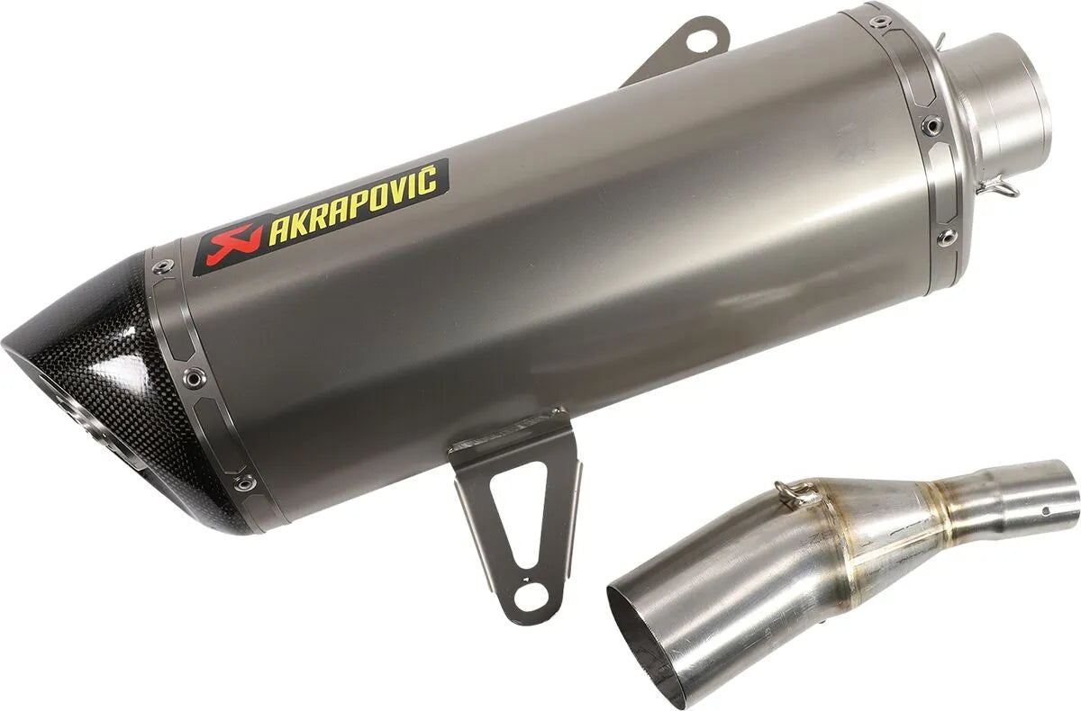 Tłumik Akrapovic Slip-on Skuter - Homologacja Drogowa ECE