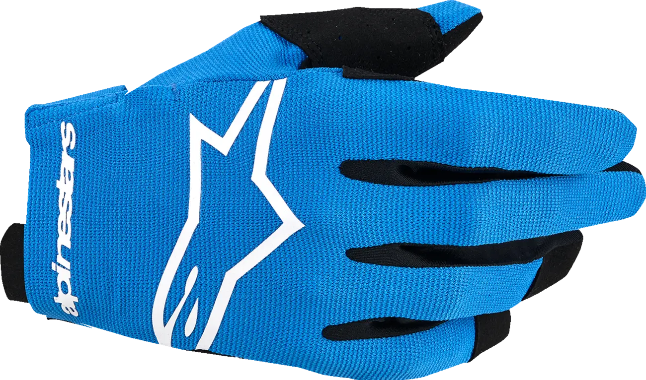Alpinestars Youth Radar Gloves Mx Touchscreen - Black/White/UCLA Blue