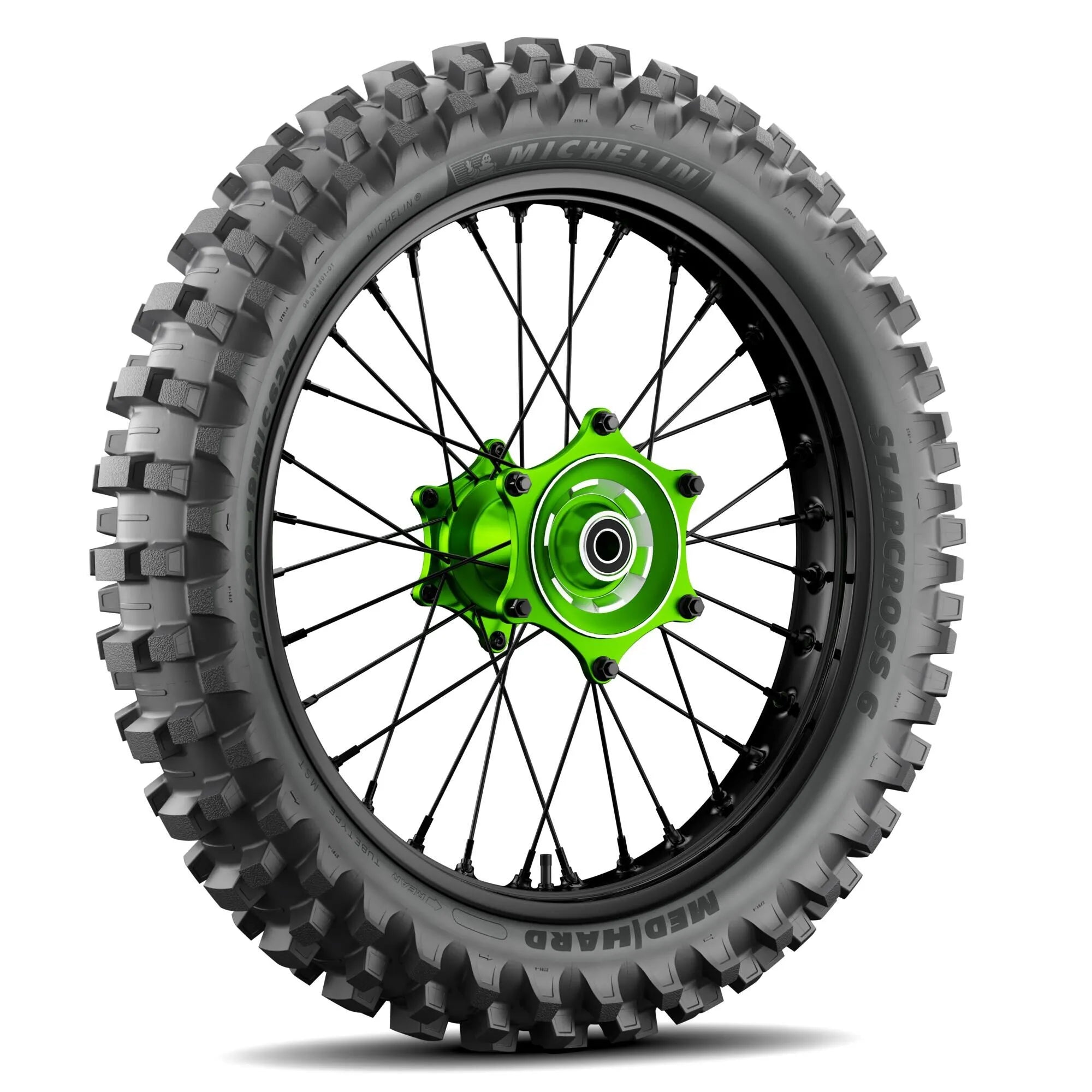 Michelin Starcross 6 Medium Hard Tire - Rear 100/90-19