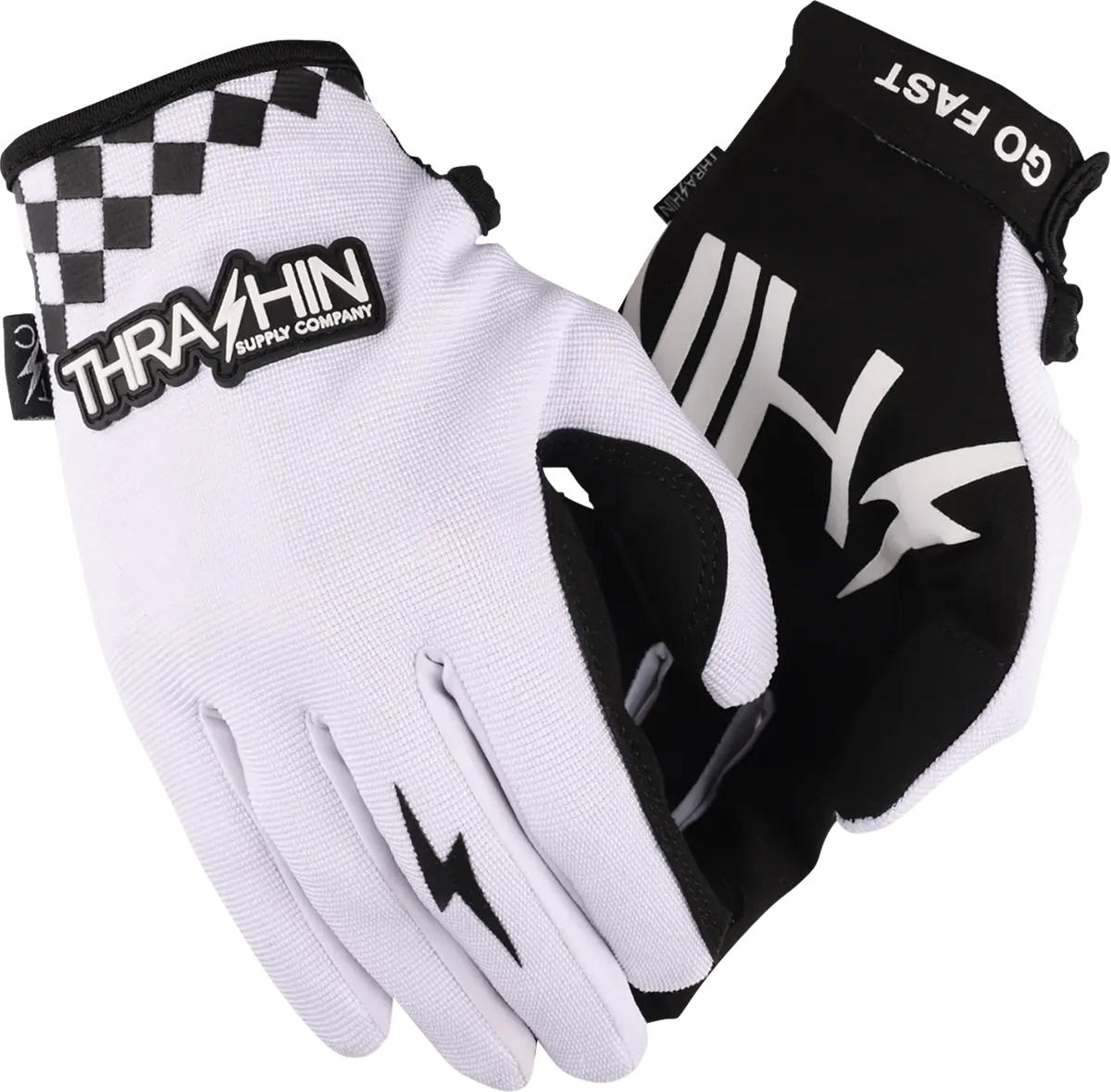 Thrashin Supply Co - Go Fast Stealth Gloves White