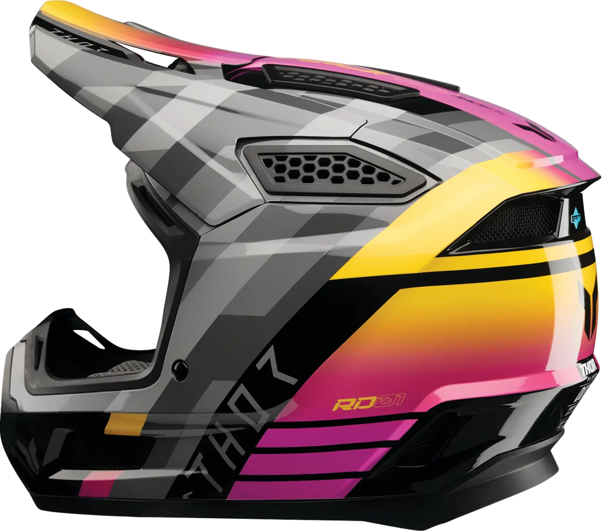 Thor Fleet Camber Helmet /Magenta