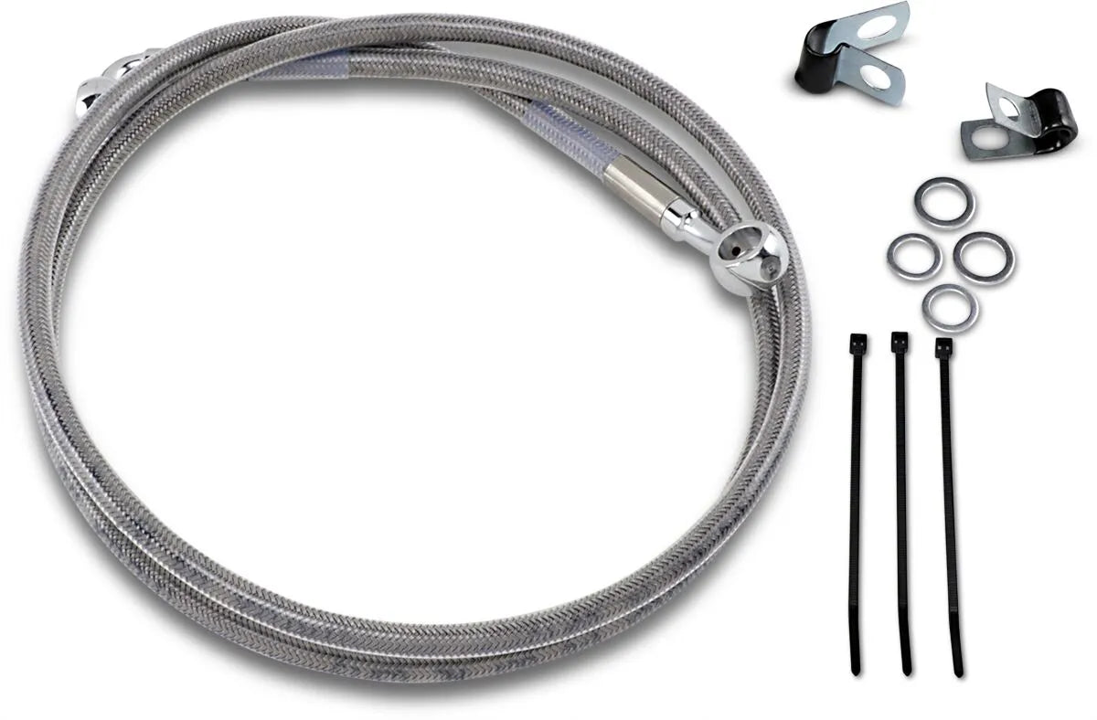Drag Specialties Zestaw przedłużonego przewodu hamulcowego - 50" Stal nierdzewna