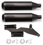 Black Duck Slip-Ons for Milwaukee Eight Softail – Exhaust