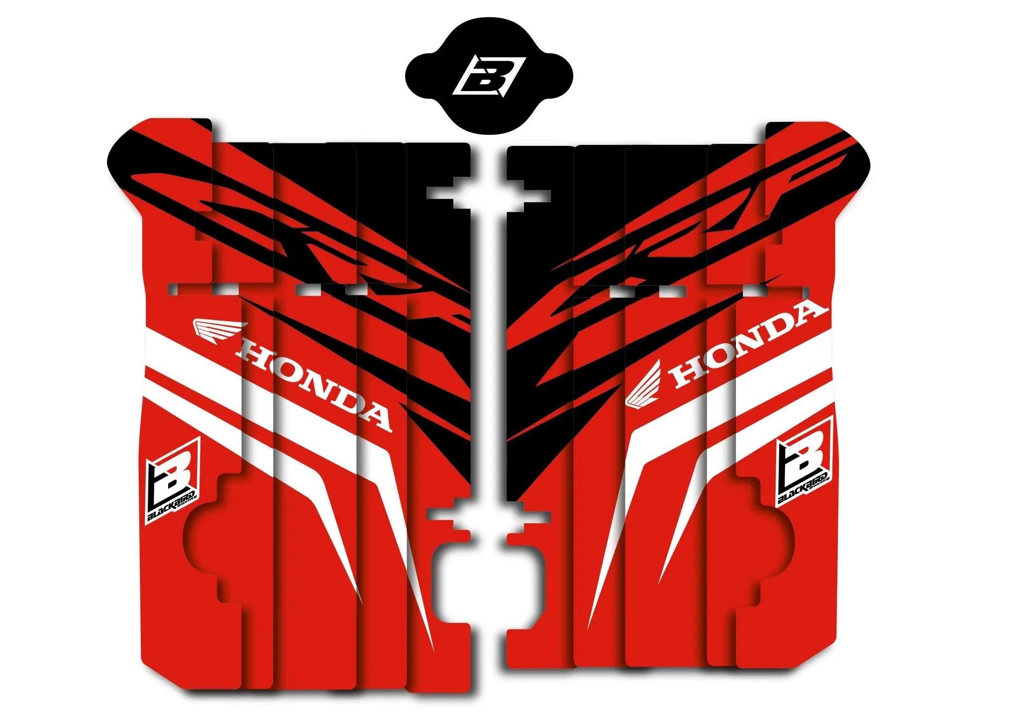 Blackbird Racing Rad Louver Decals For Honda
