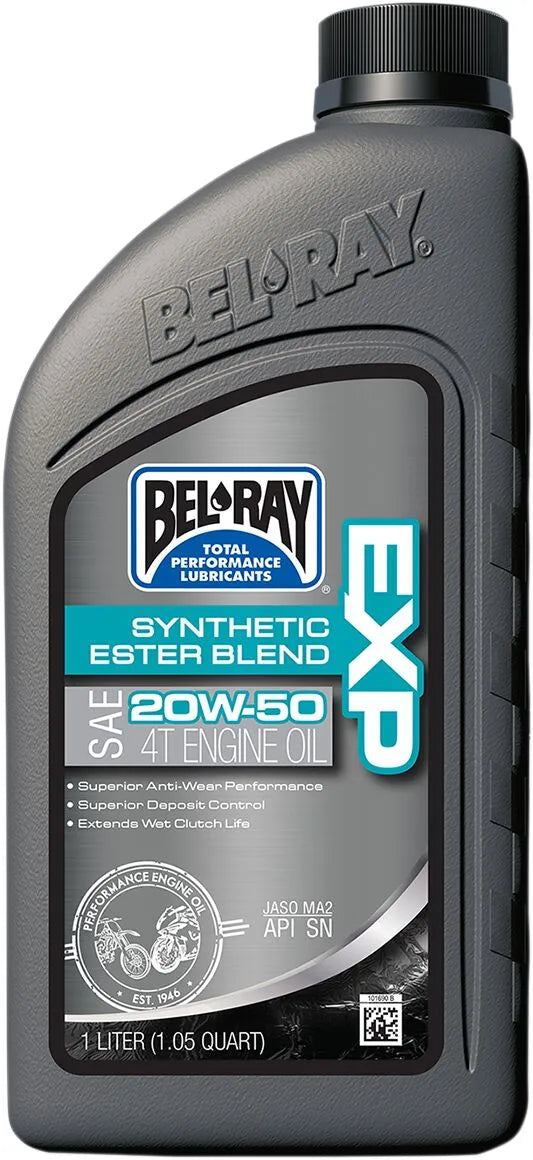 Bel-ray Exp Synthetic Blend 4t 20W-50 Engine Oil 1 liter