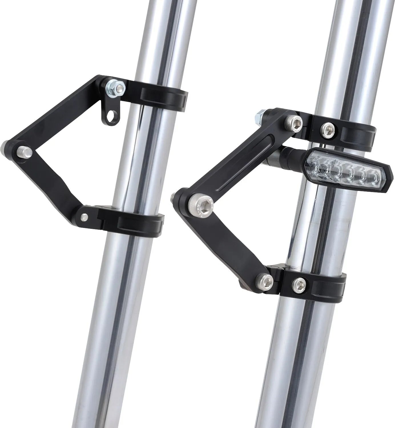 Daytona Headlight Bracket Set - Adjustable Aluminum
