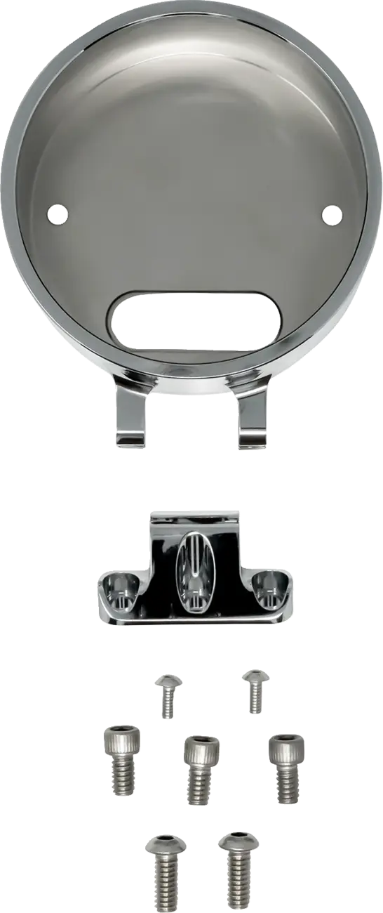 Kodlin USA Round Gauge Bezel Kit Chrome for Ascent Pro Risers