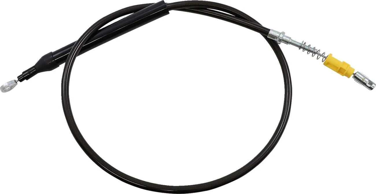 La Choppers Midnight Braided Clutch Cable for Ape Hanger
