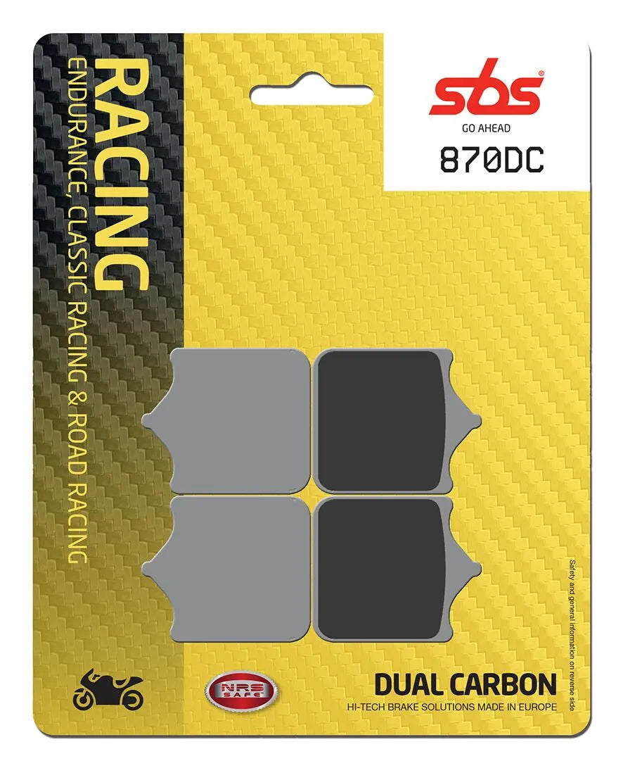 Wyścigowe Klocki Hamulcowe Sbs Dc Racing Dual Carbon Do Wyścigów - Przód
