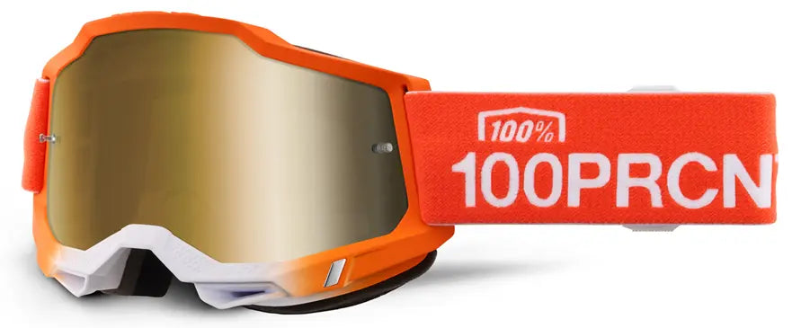 100% Accuri 2 Antwerp Goggles True Gold Mirror Lens