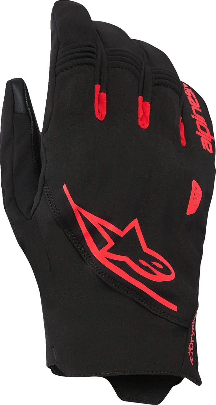 Alpinestars Faster V3 Plasma Drystar Gloves Black/Red Fluo