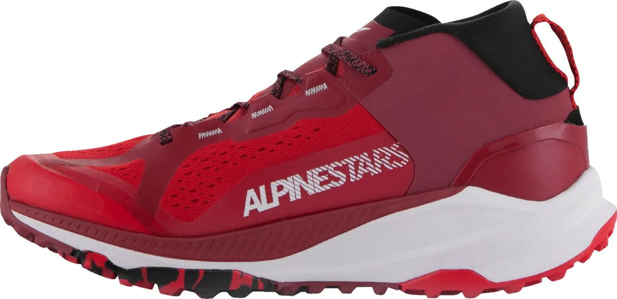 Alpinestars Meta XR V2 Shoes Brown Dark Red White