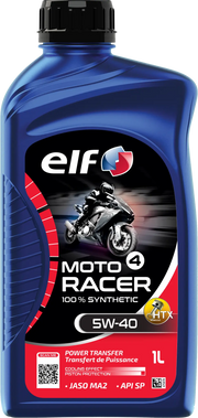 ELF Moto 4 Racer 5W-40 1L Engine Oil
