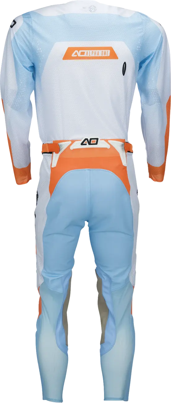 Moose Offroad Soft-Goods Alpha One Slim Pants Blue/Orange