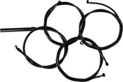 La Choppers Midnight Braided Handlebar Cable Kit