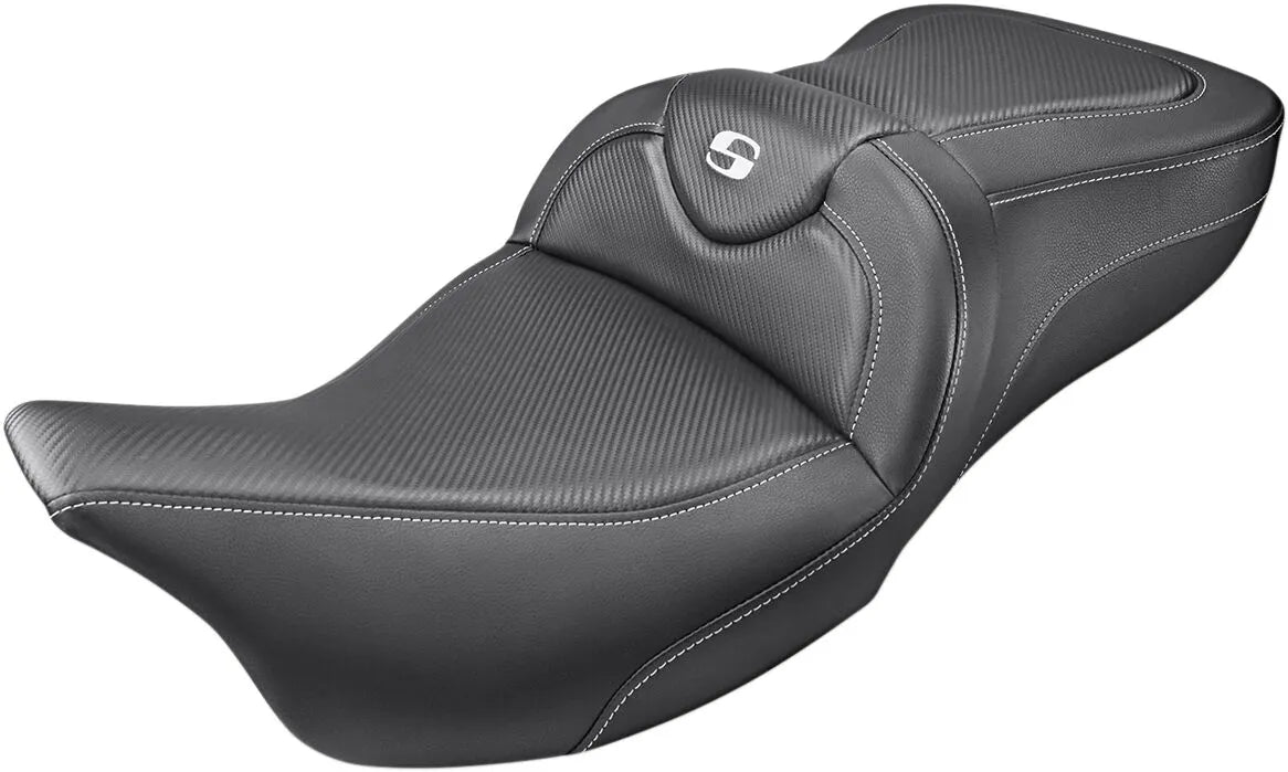 Saddlemen Roadsofa Carbon Fiber Seat - For Harley Davidson