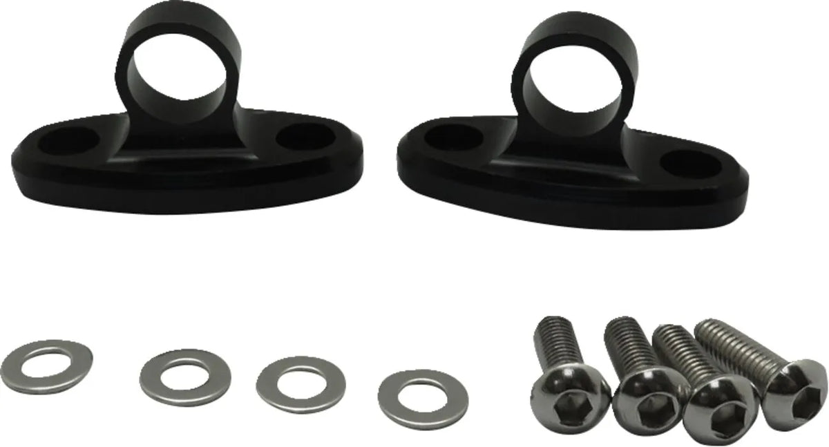 Parts Europe Mirror Holder - Black Aluminum