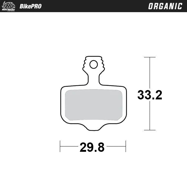 Moto-Master Organic Brake Pad for Avid Elixir