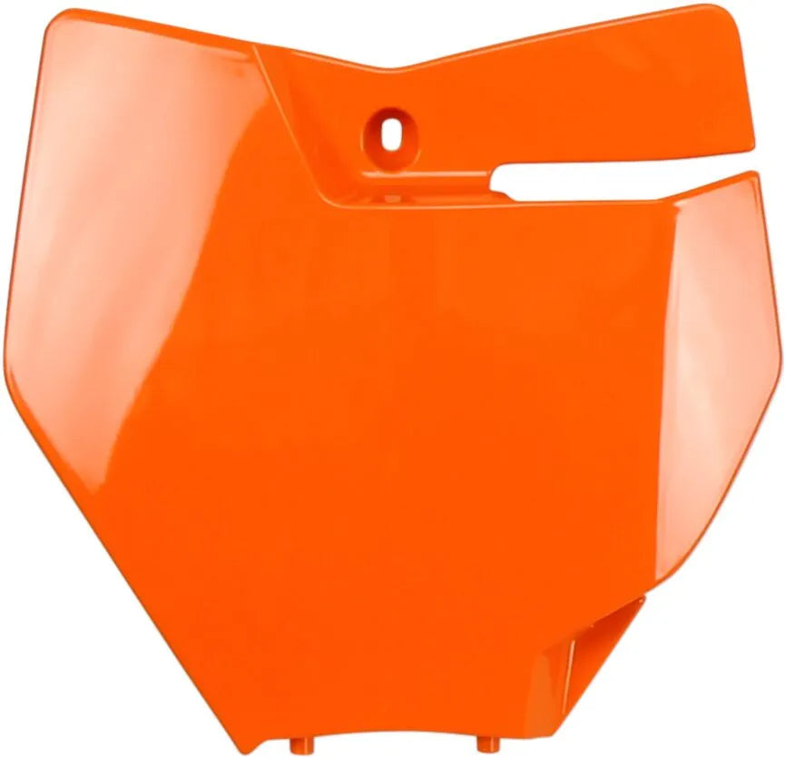 Ufo Replacement Front Number Plate Orange