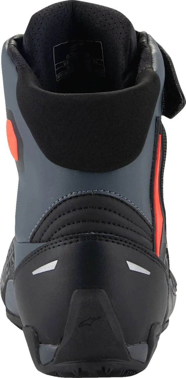 Alpinestars Faster V4 Riding Shoes Black Gray Red