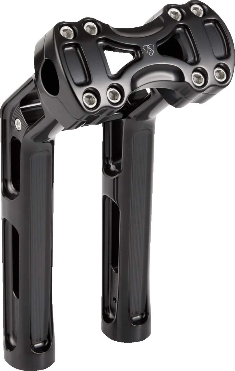 Arlen Ness Wayback Risers 10" Black for Harley '24+ Bagger Models