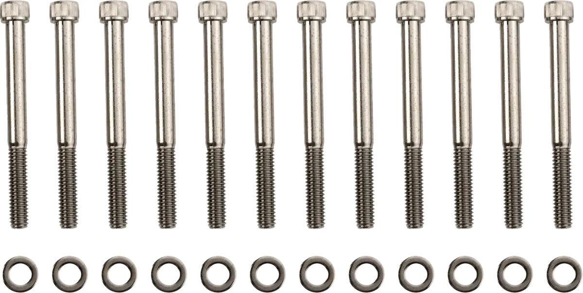 Drag Specialties M8 Crankcase Bolt Kit for Harley 107 2017-2024