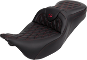 Saddlemen Roadsofa Lattice Stitch Seat - For Harley Davidson