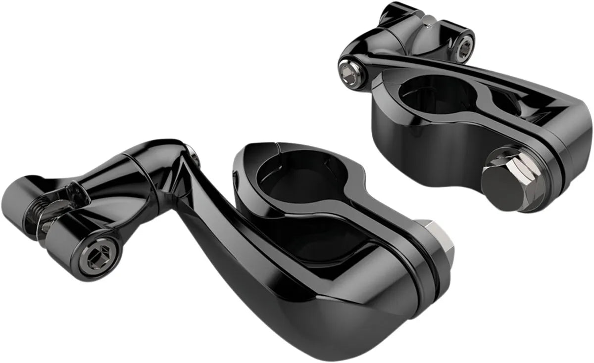 Ciro Hingeless Highway Peg Mounts for 1-1/4" Engine Guards