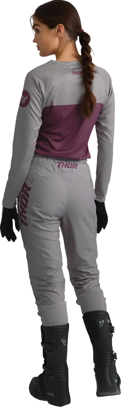 Thor Women's Ridemode Static Mx Gloves - Black/Gray