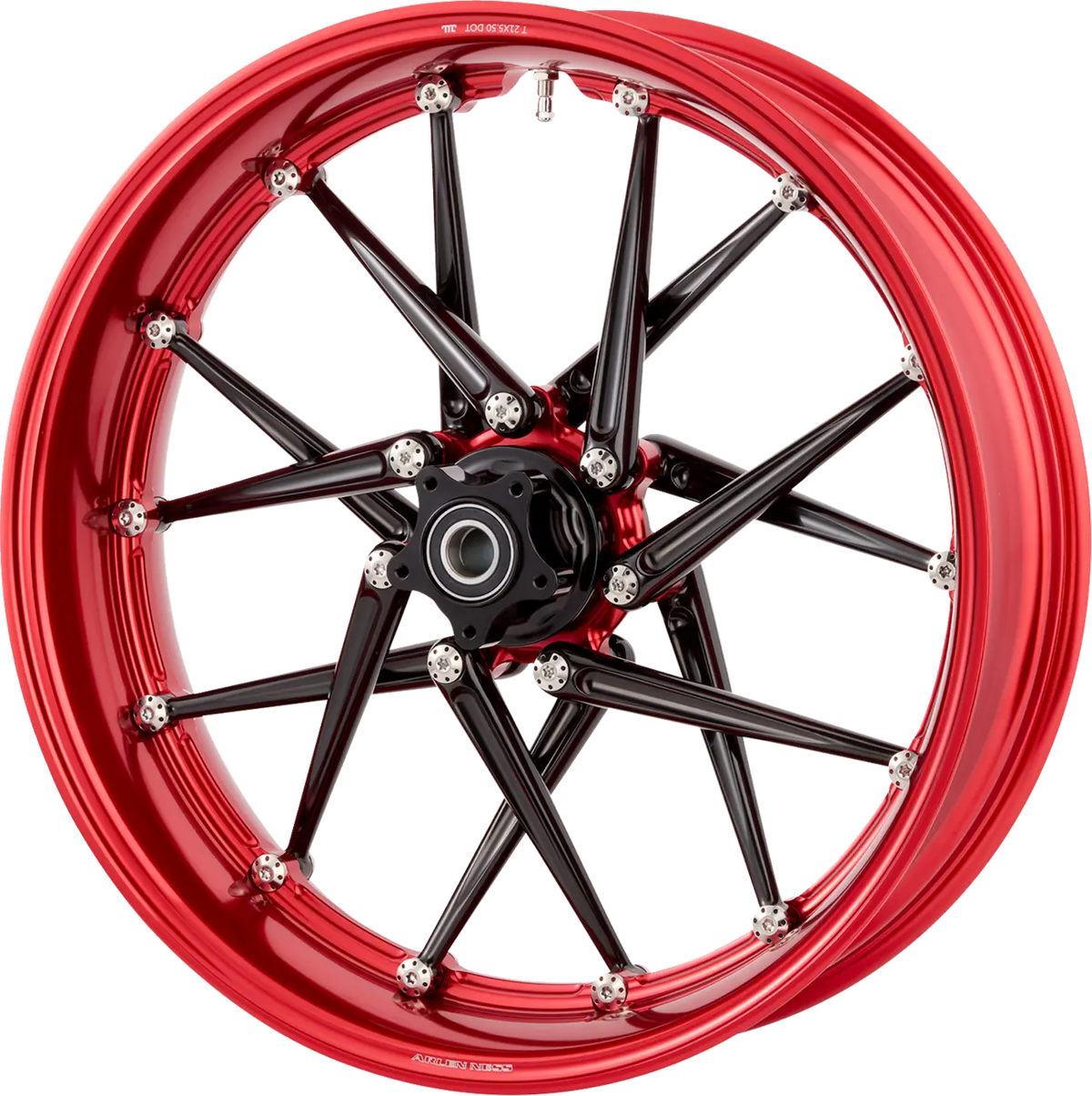 Arlen Ness Spoken Rim 21" x 5.50" Red/Black