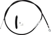Wysokowydajny kabel sprzęgłowy Drag Specialties Czarny winyl