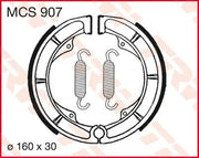 Trw Mcs907 Organiczne Szczęki Hamulcowe Zestaw (160mm) - Tył