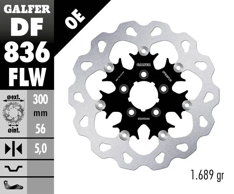 Galfer Brake Rotor For Motorcycles - Rear