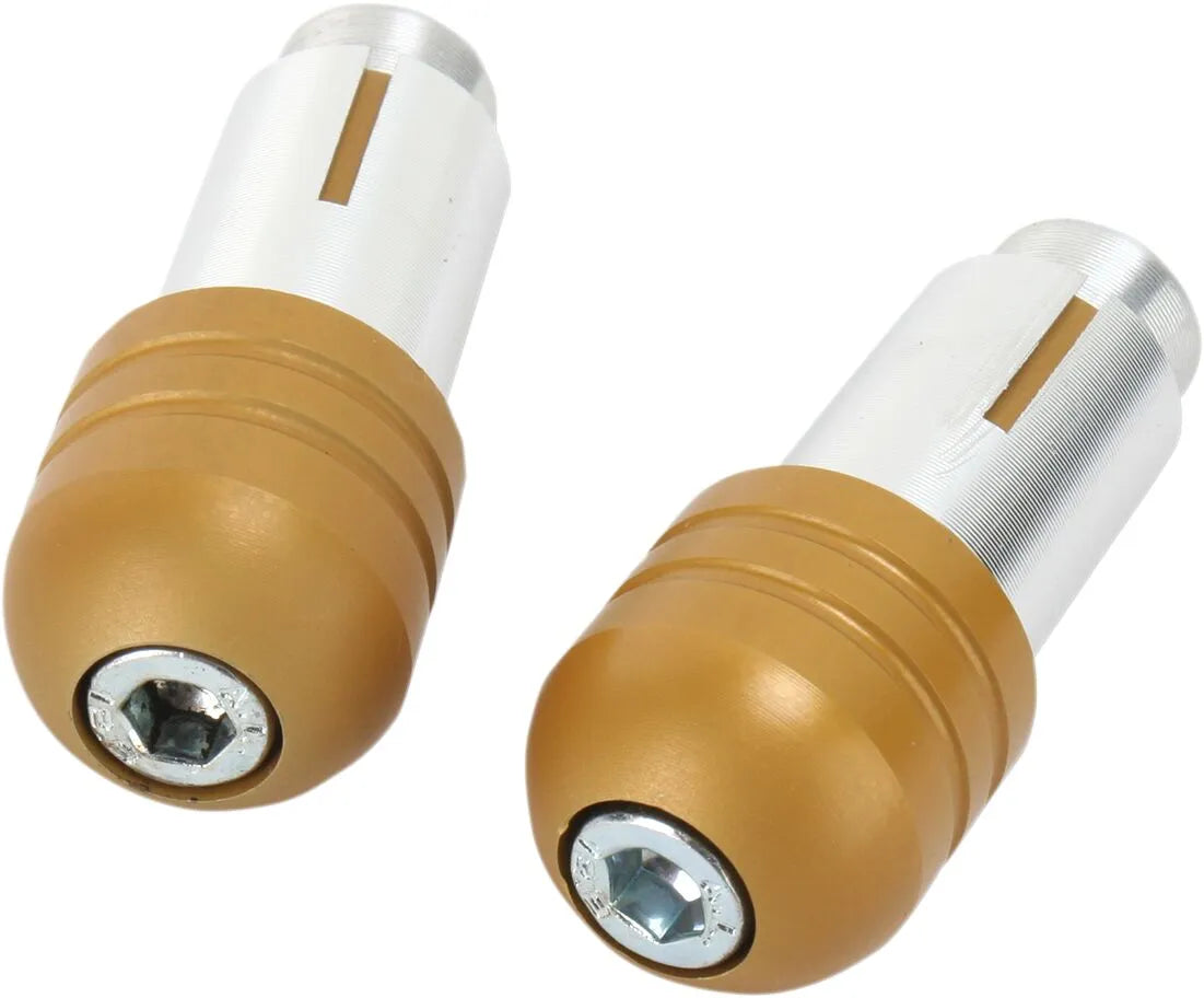 Renthal Handlebar End Plugs - Gold Aluminum