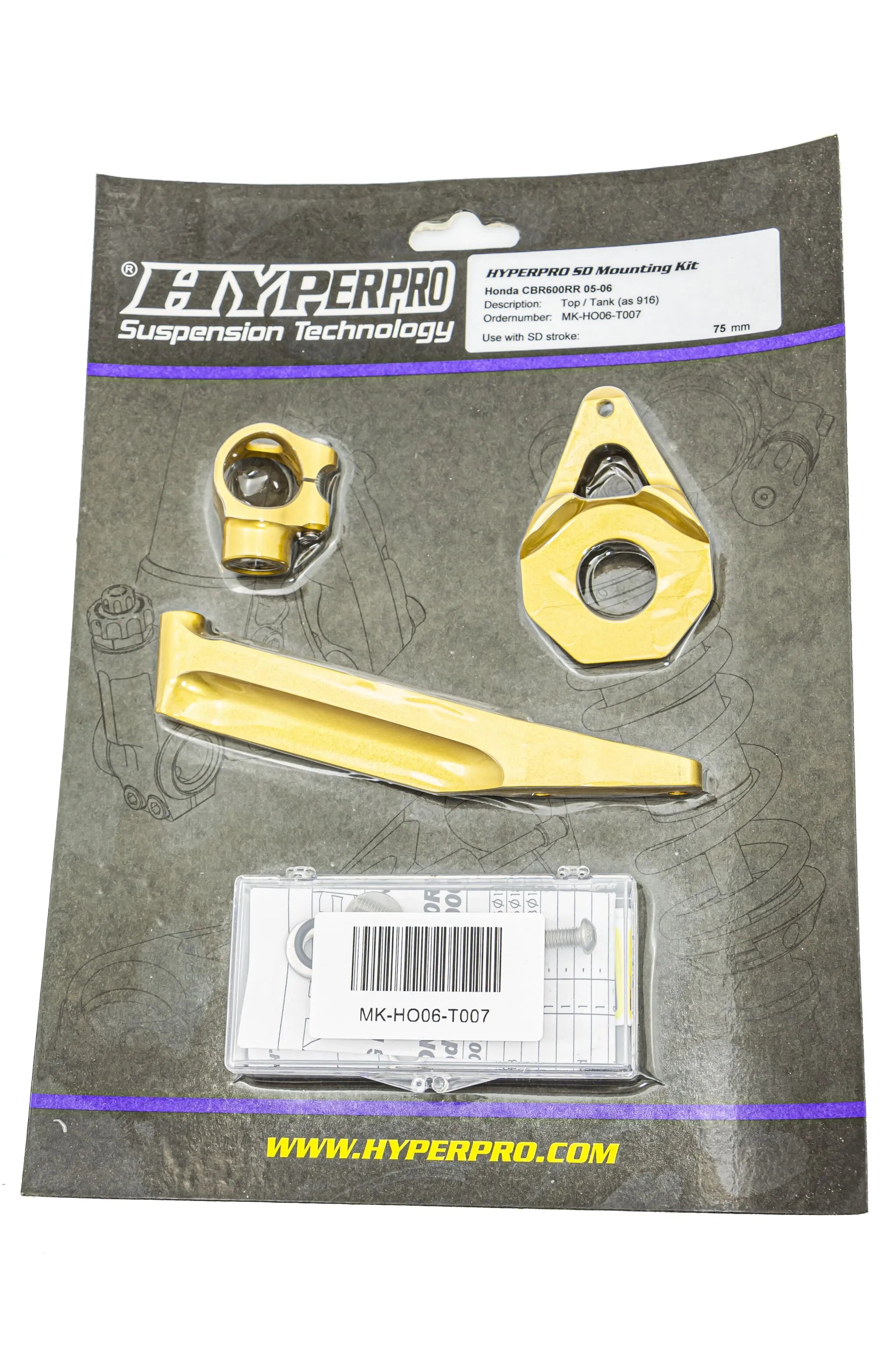 Hyperpro Steering Damper Mounting Kit