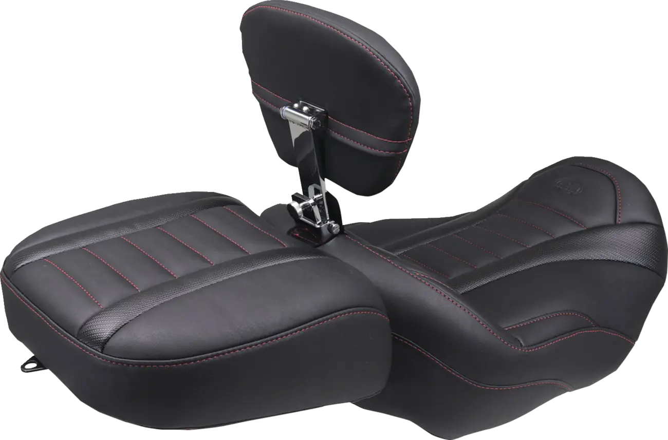 Mustang Deluxe Touring Solo Seat - For Harley Davidson