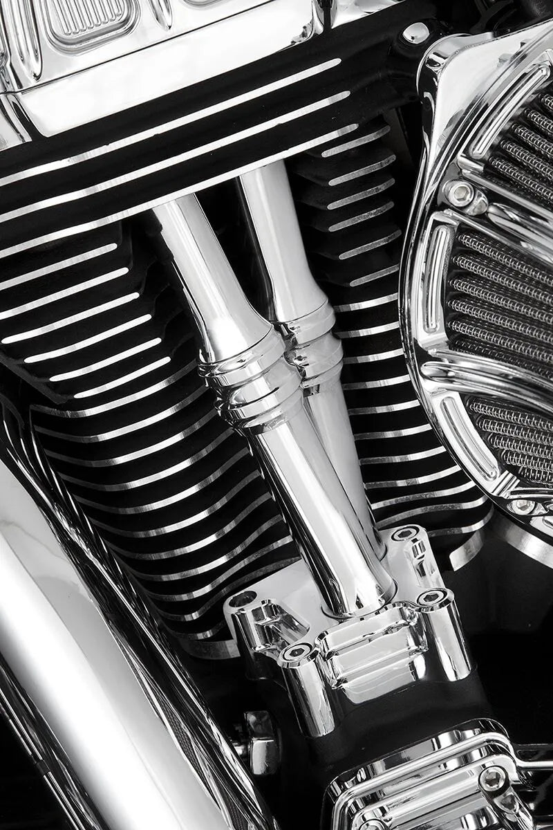 Arlen Ness Pushrod Tube Cover Kit - Chrome